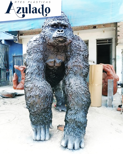 figuras animales en fibra de vidrio